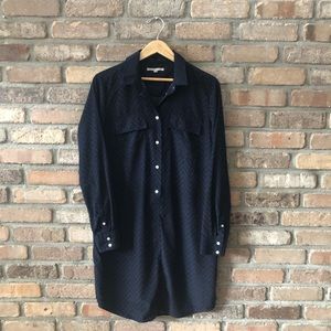 Gap zig zag print Shirt Dress